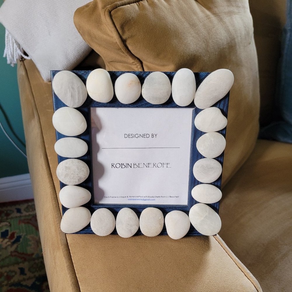 Picture Frame - Unique Hand-Crafted with Cool Rocks - Picture 4 of 11